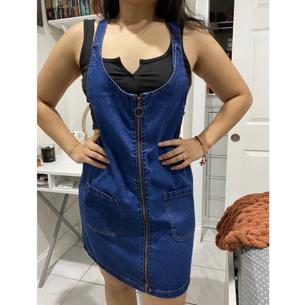 Jean Overall Dress